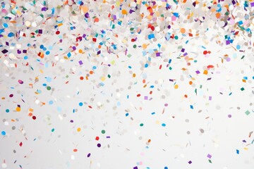 explosion of colored confetti creating a celebratory and dynamic background