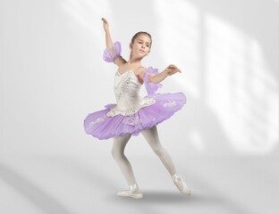 Tender young ballerina performing dancing © BillionPhotos.com