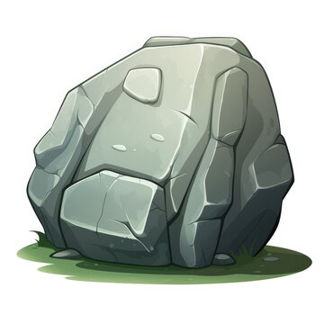 2D stone vector