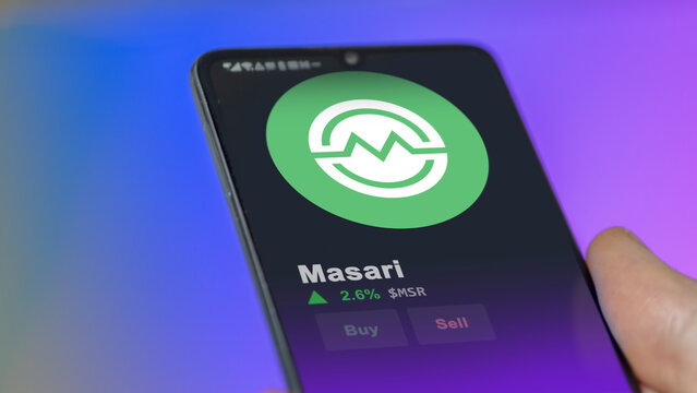November 27th 2023. An investor analyzing the price of Masari, the crypto $MSR broke out above the limit, MSR and climbs above the price.