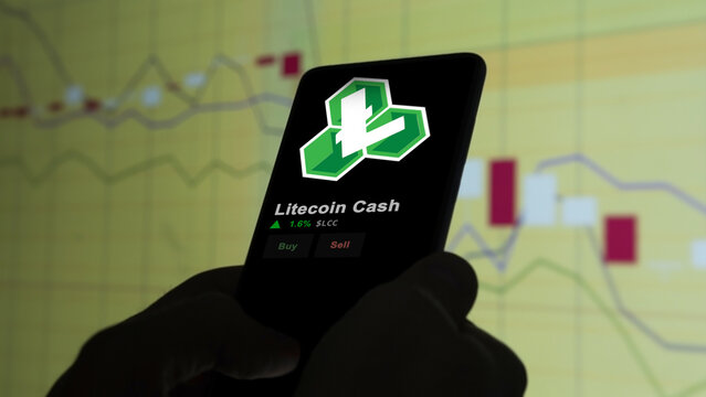 Investor analyzing the price of Litecoin Cash, the crypto $LCC broke out above the limit, LitecoinCash LCC and climbs above the price.
