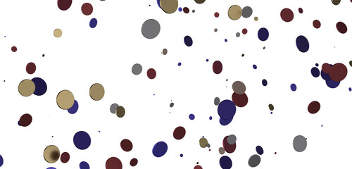 Shimmering Bliss: Mesmeric 3D Illustration Depicting Glistening gold Confetti