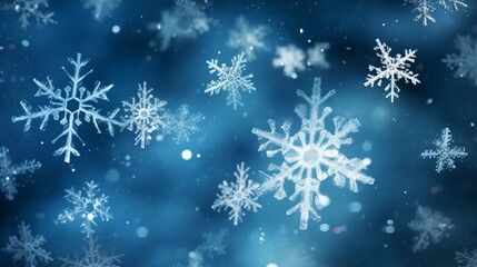 Fototapeta na wymiar christmas snowflake background