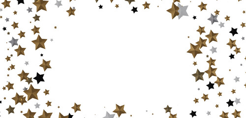 XMAS stars background, sparkle lights confetti falling. magic shining Flying christmas stars on night