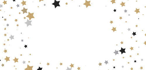 Golden Rainfall: Lose Yourself in a Mesmerizing 3D Stars Downpour