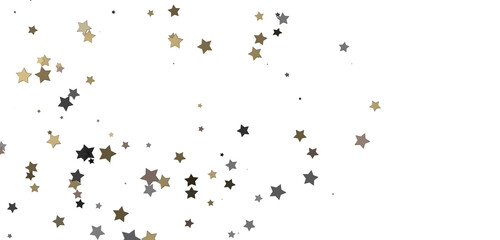 Obraz premium Golden Rainfall: Lose Yourself in a Mesmerizing 3D Stars Downpour