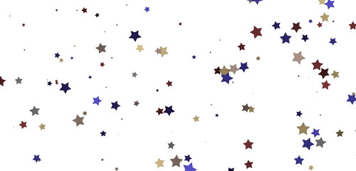 Celestial Cascades: 3D Illustration Conjures a Rainfall of Gold Stars