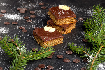 Chocolate almond dough