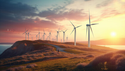 Wind Farm Management, Manages and maintains wind farms for energy production