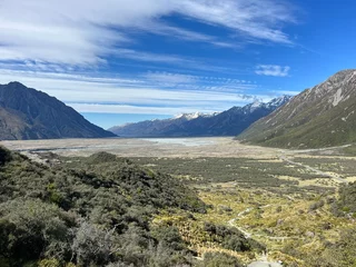 Photo sur Plexiglas Aoraki/Mount Cook Aoraki / Mount Cook National Park in New Zealand