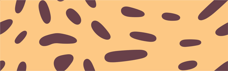 Orange pulp. Polka dot fabric. Orange seamless polka dots pattern. Seamless summer garment for clothing or print.