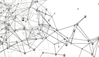 Big data and artificial intelligence concept. Machine learning and cyber mind domination