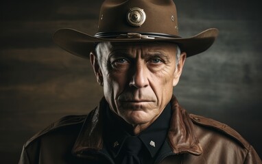 Fototapeta premium sheriff's portrait