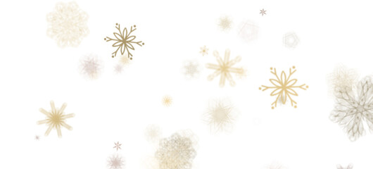 Festive Snow Drift: Captivating 3D Illustration of Descending Christmas Snowflakes
