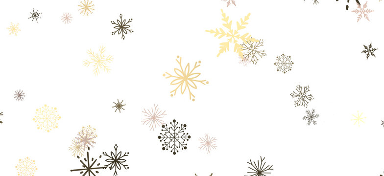 Snowflakes - Christmas Card - Snowflakes Of Paper In Frame