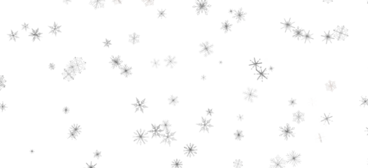 Snowflakes Falling On Snow - Winter Banner