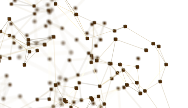 Abstract plexus blue geometry background. Digital technology network connection concept. 3D rendered illustration