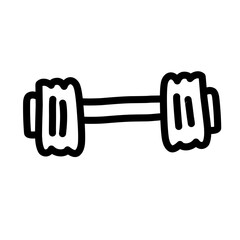 barbell outline