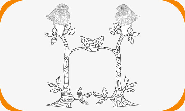 recommend clip art: Hand drawn ink pattern. Coloring book Coloring for adult. bird.Art therapy coloring page. Birds hand drawn in vintage style with flowers. Waxwing and flowers. The art of linear engraving. Bird concept