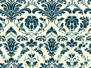Fototapeta premium Tile Damask Pattern