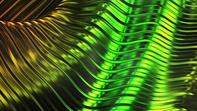 This stock motion graphic  video of 4K Colored Abstract Liquid Background with gentle overlapping curves on seamless loops.