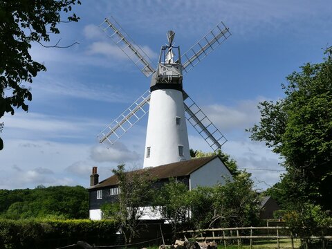 Hawridge Windmill also known as Cholesbury Windmill, a disused tower mill constructed on the site of an earlier smock mill