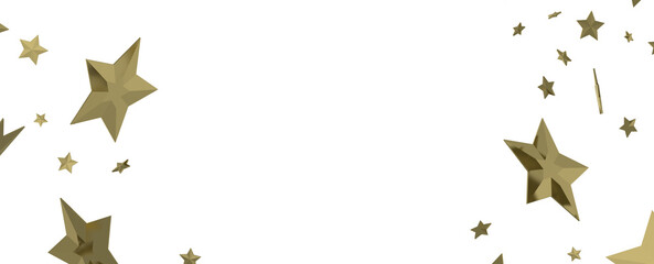 Falling Christmas Luminaries: Magnificent 3D Illustration Showcasing Falling Holiday Celestial Bodies