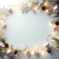 Naklejka na ściany i meble Merry Christmas Background