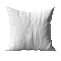 Obraz premium Blank soft pillow isolated on white transparent background, PNG