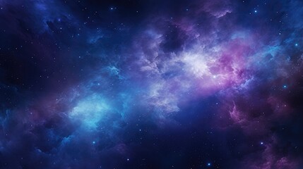 Vibrant Galaxy Texture Background with Stars