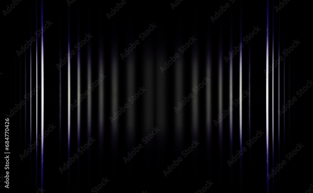 Poster futuristic technology abstract blur background with vertical parallel blue- white lines for network,