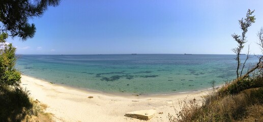 Beautiful view from Black sea in Varna - Bulgaria 
