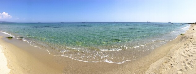 Beautiful view from Black sea in Varna - Bulgaria 