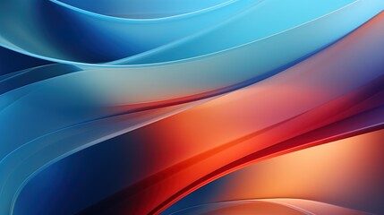Abstract forms on a gradient background are a dynamic solution for creative projects