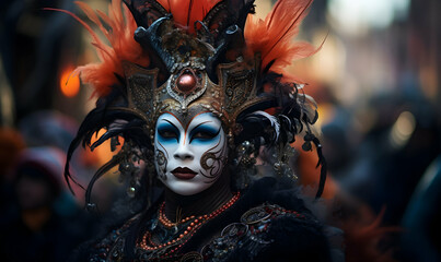 Carnival Background for Social Media Design, African American women in Tribal Clothing, Straight out of a Fairy Tale and Circus Fairs