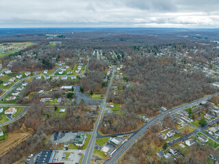 Aerial Drone of Mount Olive Budd Lake New Jersey