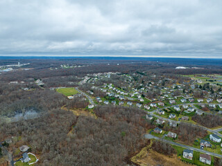 Aerial Drone of Mount Olive Budd Lake New Jersey