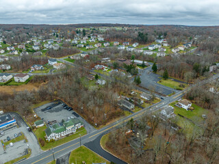 Aerial Drone of Mount Olive Budd Lake New Jersey