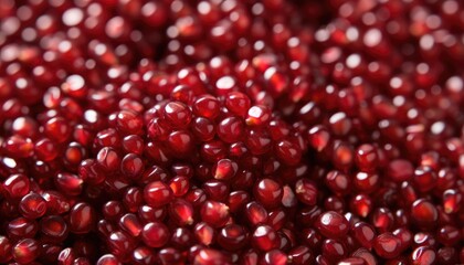 pomegranate seeds or grains  top view background