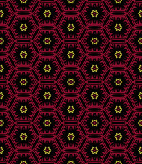 Multi color seamless abstract pattern. Background and backdrop. Multi Colored. Colorful ornamental design. Colored mosaic ornaments. Vector graphic illustration. EPS10.