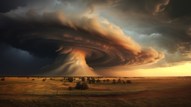 An approaching hurricane. Disasters and natural disasters. Environmental disasters and climate change.