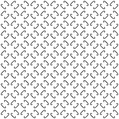 Black seamless abstract pattern. Overlay for background and backdrop. Ornamental design. PNG graphic illustration with transparent background.