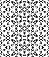 Black seamless abstract pattern. Overlay for background and backdrop. Ornamental design. PNG graphic illustration with transparent background.