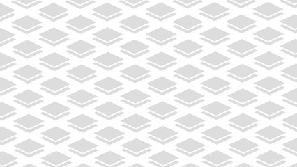 White seamless pattern with grey squares