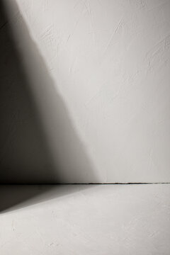 White plaster corner surface
