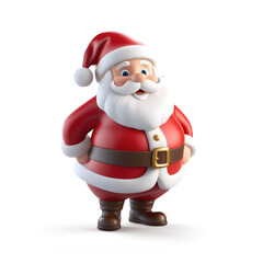 Obraz premium a Santa Claus 3D png isolated