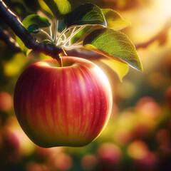 apple, fruit, food, red, healthy, leaf, tree, nature, agriculture, garden, fresh, organic, branch, sweet, freshness, apples, snack