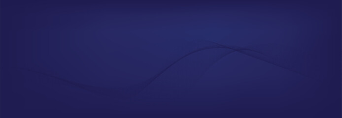 Abstract blue background with blue wavy lines