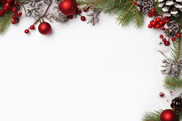 Empty christmas themed background