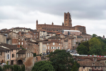 Fototapeta premium Architecture of the city of Albi in France